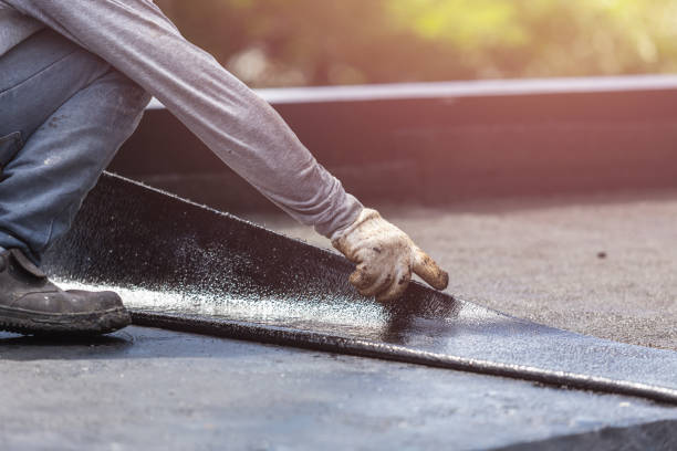 Professional Waterproofing technician working in Hamburg, NY